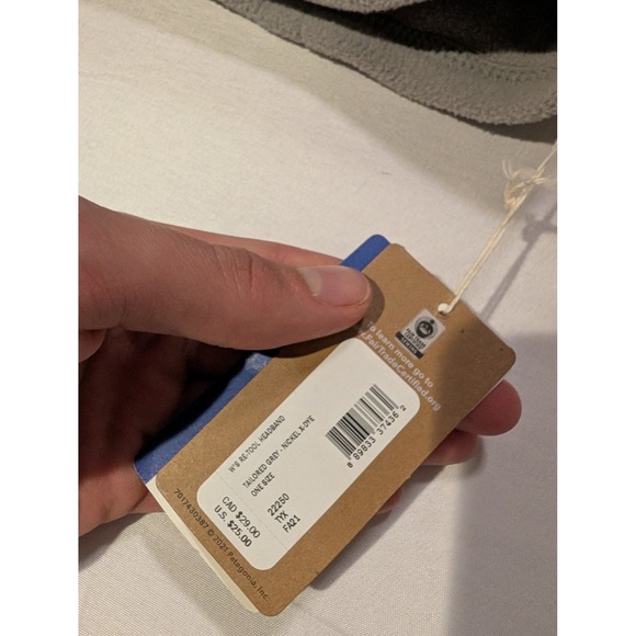 Patagonia Uni Sex One Size Re Tool Headband Fleece Gray NWT - Picture 3 of 7